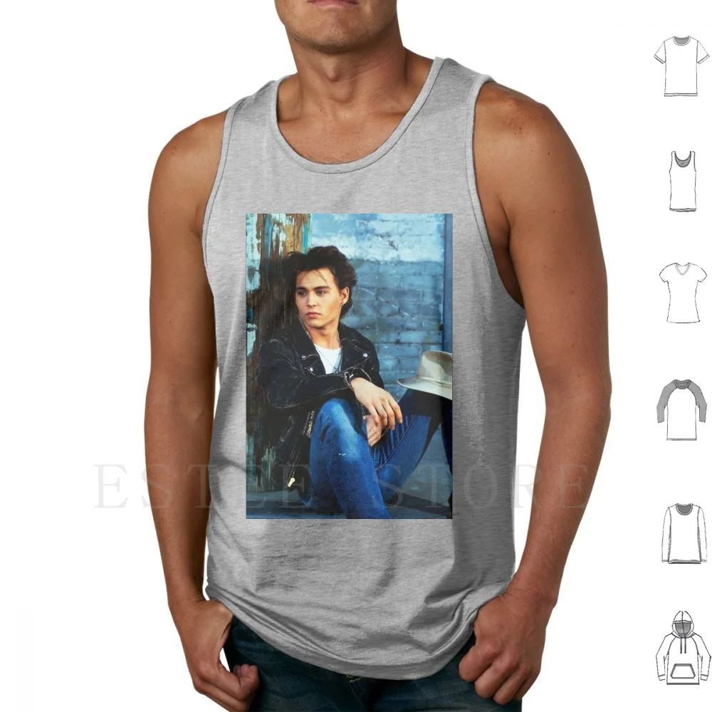 

Johnny Depp Tank Tops Vest Cotton Johnny Depp Depp Johnny Movie Movies Pirates Tim Burton Captain Edward Scissorhands Film