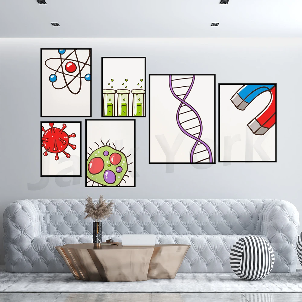

Science Class Gallery Wall-Classroom Decor, elementary school middle school, science art, first second third fourth fifth grade