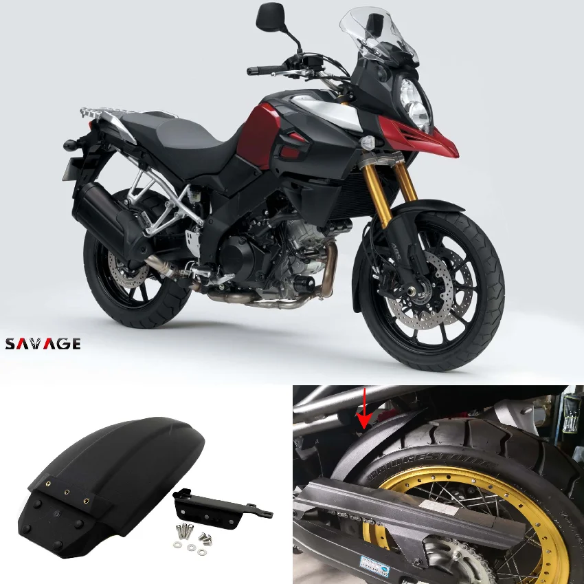 Motorcycle Front Extender Hugger Mudguard & Rear Fender For Suzuki V-Strom DL1000 2014-2019  2015 2016 2017 2018／DL1050 2020