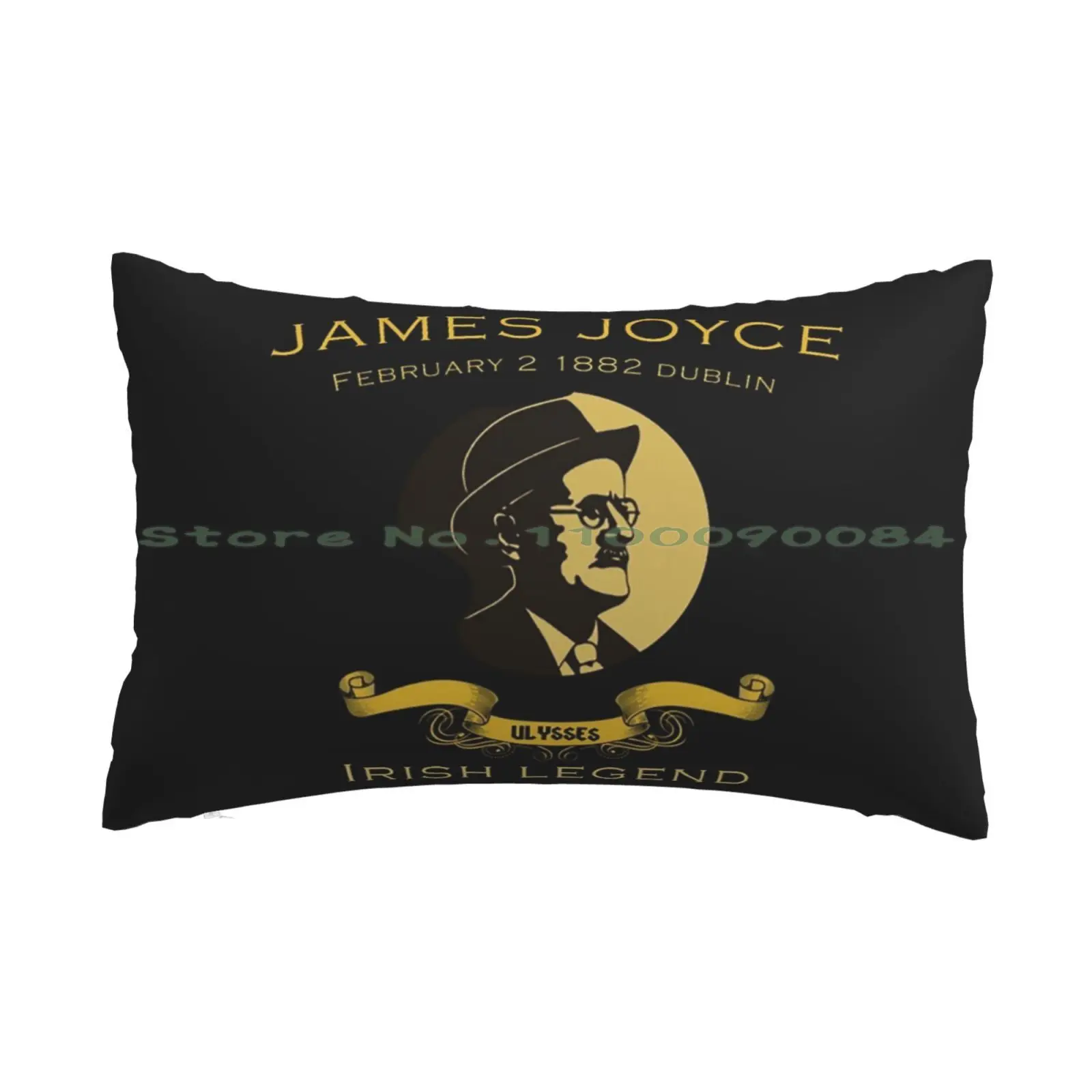 James Joyce Ulysses-Society-Fan Club-Poems-Gifts-Tour-Ireland-T Shirt-T-Shirt-Mug Pillow Case 20x30 50*75 Sofa Bedroom