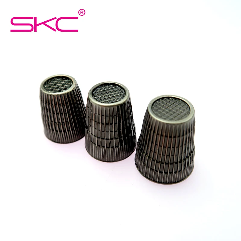 SKC 3sizes/set Metal Vintage Sewing Thimble Finger Protector Classical Pattern Thimble Sewing Tools Needles Partner Needlework