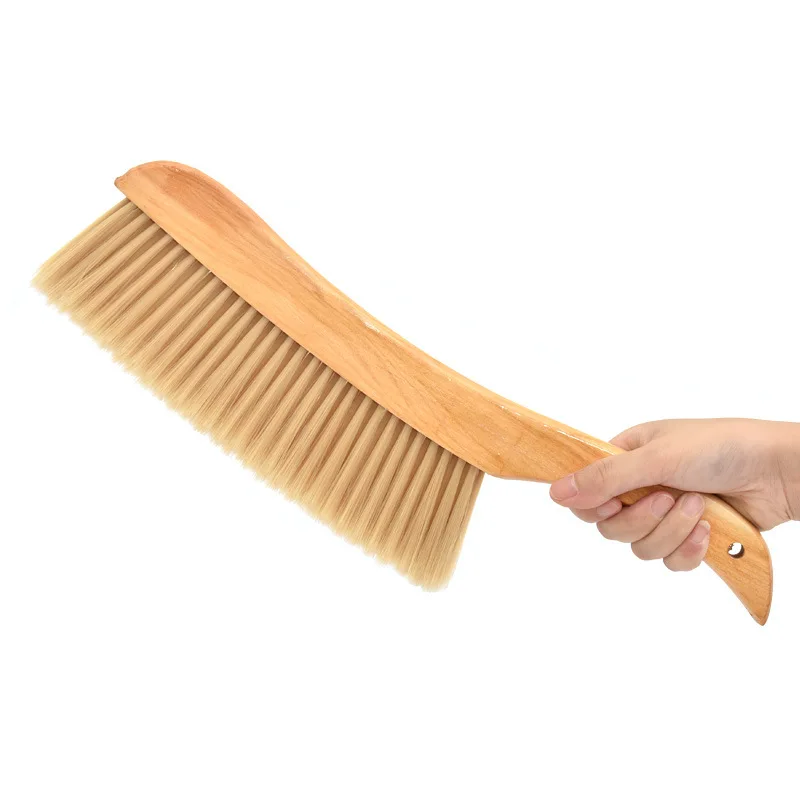 Soft Fur Bed Brush Dust Removal Brush Bed Sweeping Brush Long Handle Bristles Bed Cleaning Brush Sofa Dust Brush Cleaning Tools