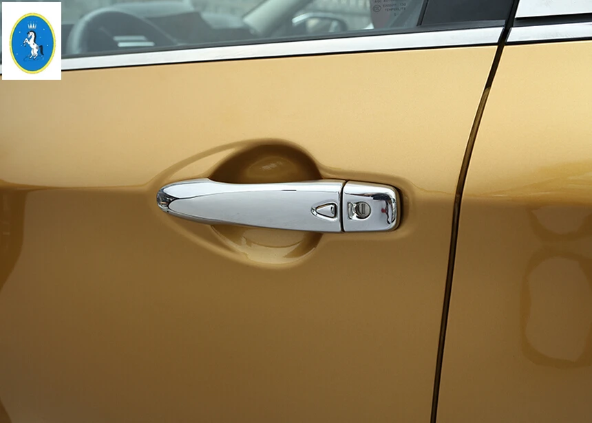 

Outside Door Pull Doorknob Handle Cap Accessories Exterior Cover Trim Fit For Nissan Qashqai 2014 2015 2016 2017 ABS