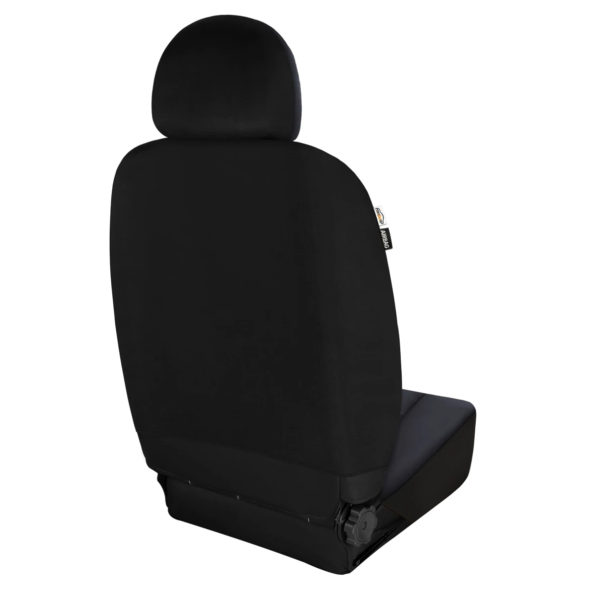 Lux künstlicher Autositzbezug aus PU-Leder, universelle Größe, komplettes Set, Airbag-kompatibel, passend für die meisten Autos – Detail 4
