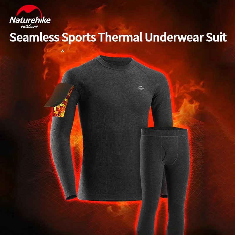 

Naturehike Warm HeatMax Underwear Man and Woman Self-heating Fitness Winter Ski Sport Function Office Work Thermal Underwear