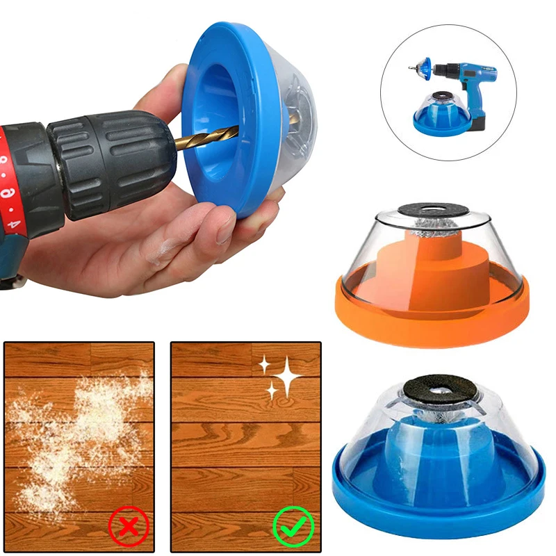 Electric Hammer Drill Dust Collector Cover Woodworking Reusable Dust Proof Ash Bowl for Impact Drilling Power Tool Accessories