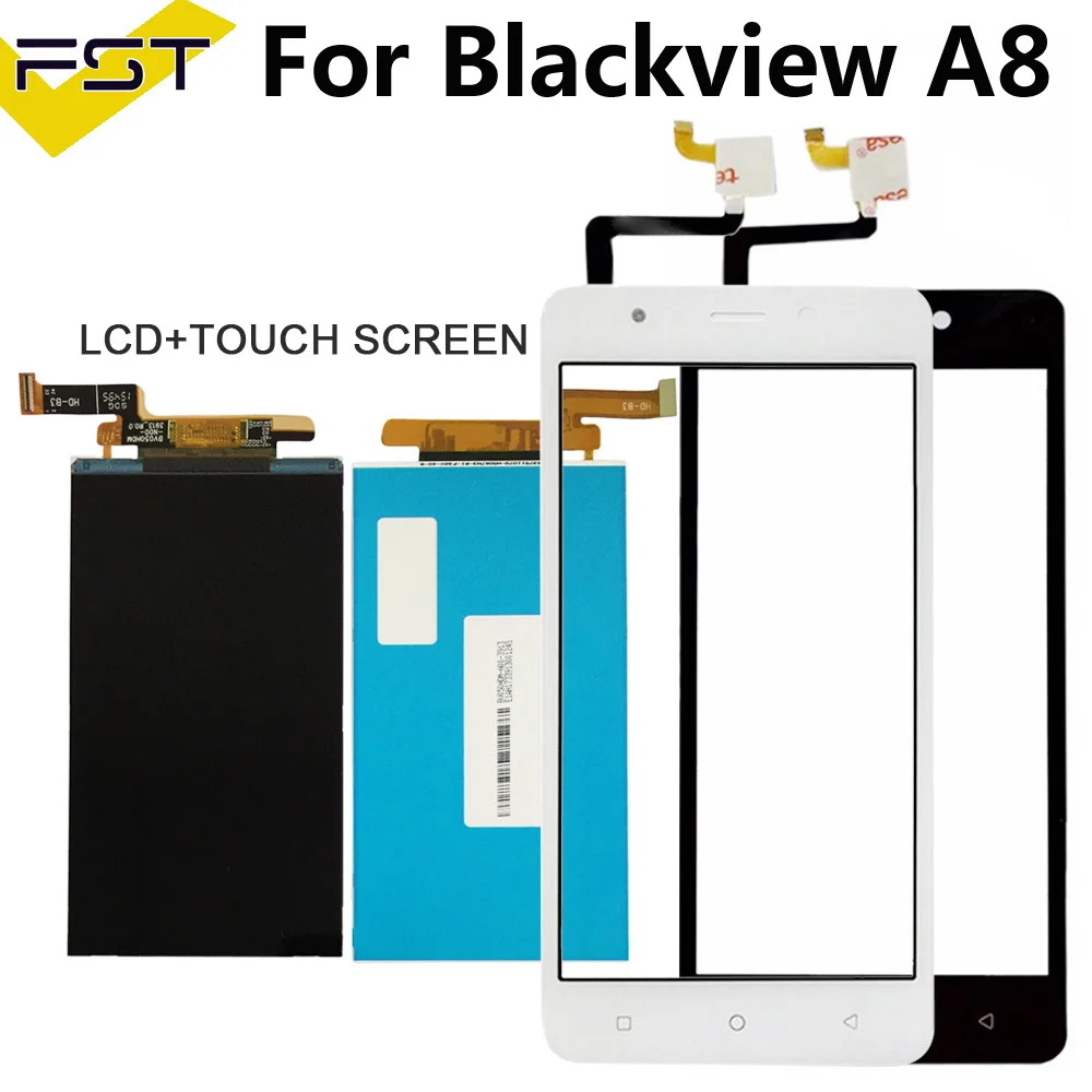 LCD Display+Touch Screen Digitizer For Blackview A8 Screen LCD Glass Touch Panel For A8 Mobile Phone Replacement+tools