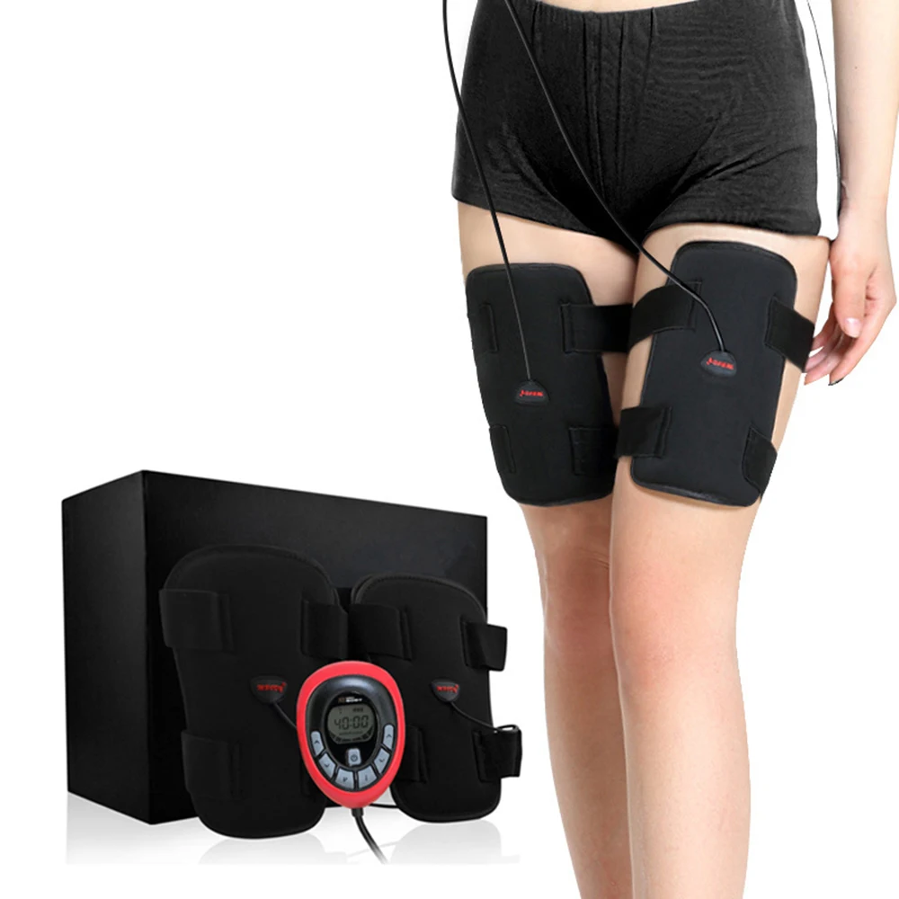 Eletric Muscle Stimulator Massager TENS Anti Cellulite EMS  Legs Belts Muscle Trainner ABS Slimming Thigh Weight Loss Band