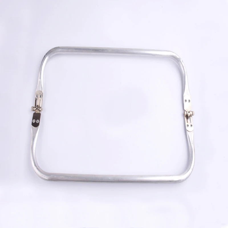 Clutch Bag Parts 20/25/30cm Metal Bag Frame For Doctor BagsPurse Frame Metal Aluminium Tube Frame Bag Handle Accessories