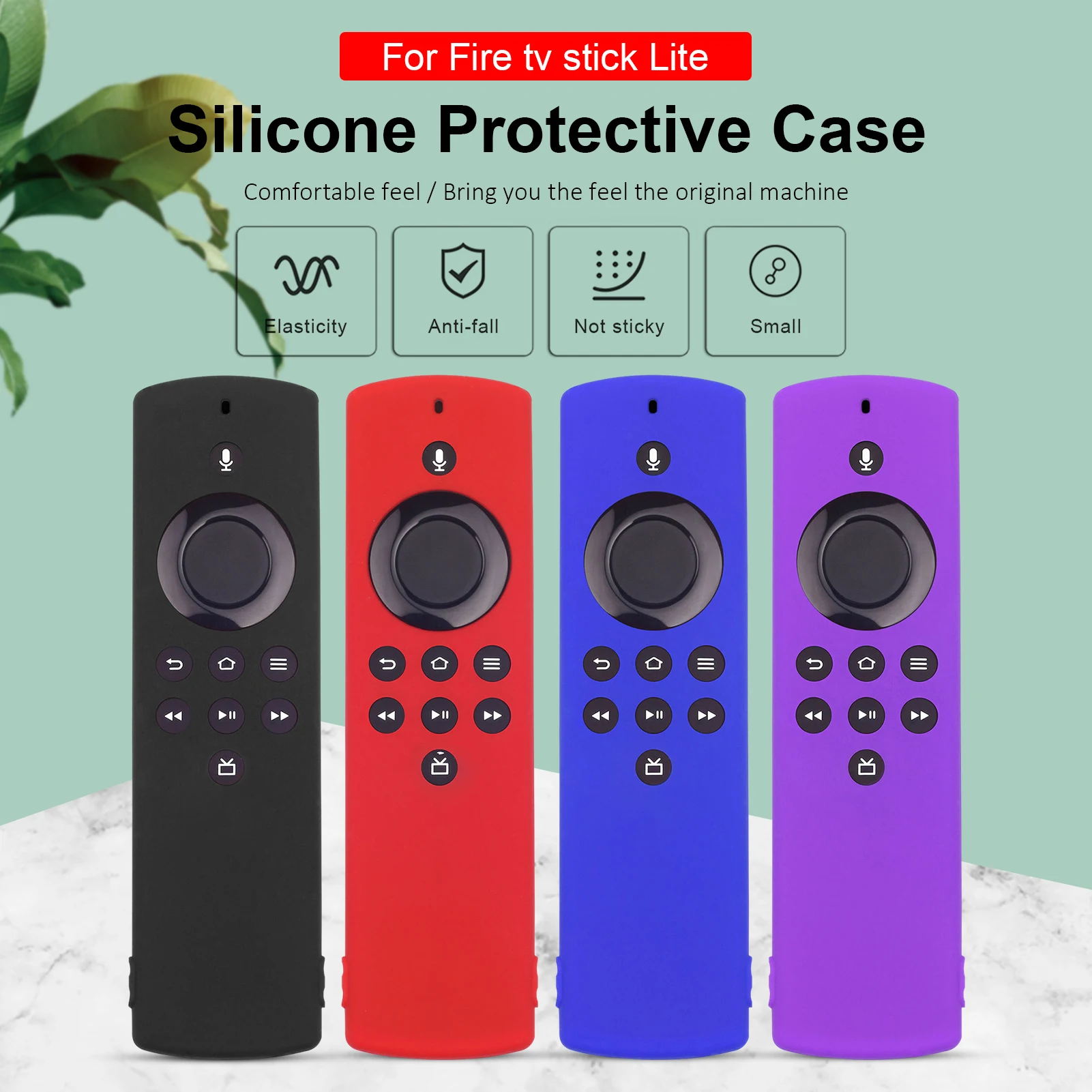 New Protective Case Cover Silicone Sleeve Shockproof Anti-Slip Replacement For Stick Lite 4K Remote Control