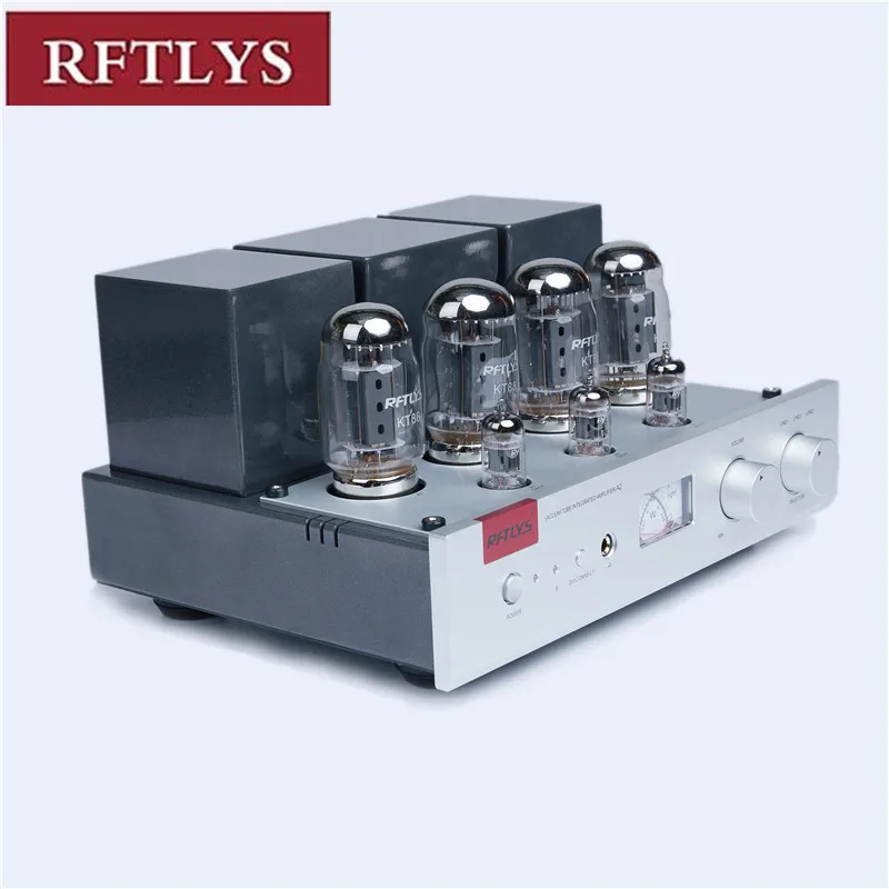 Rftlys A2 300b Push Pull Tube Amplifier Integrated 12au7 Lamp Amp with Bluetooth