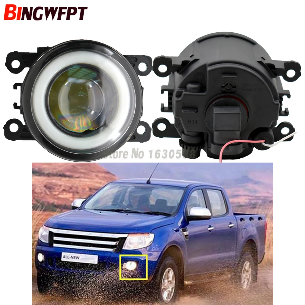 

2x НОВЫЕ автомобильные Стайлинг переднего бампера, светодиодные противотуманные фары с линзой для Ford Ranger 2012-2015 для Falcon 2005-2008 (Australia)