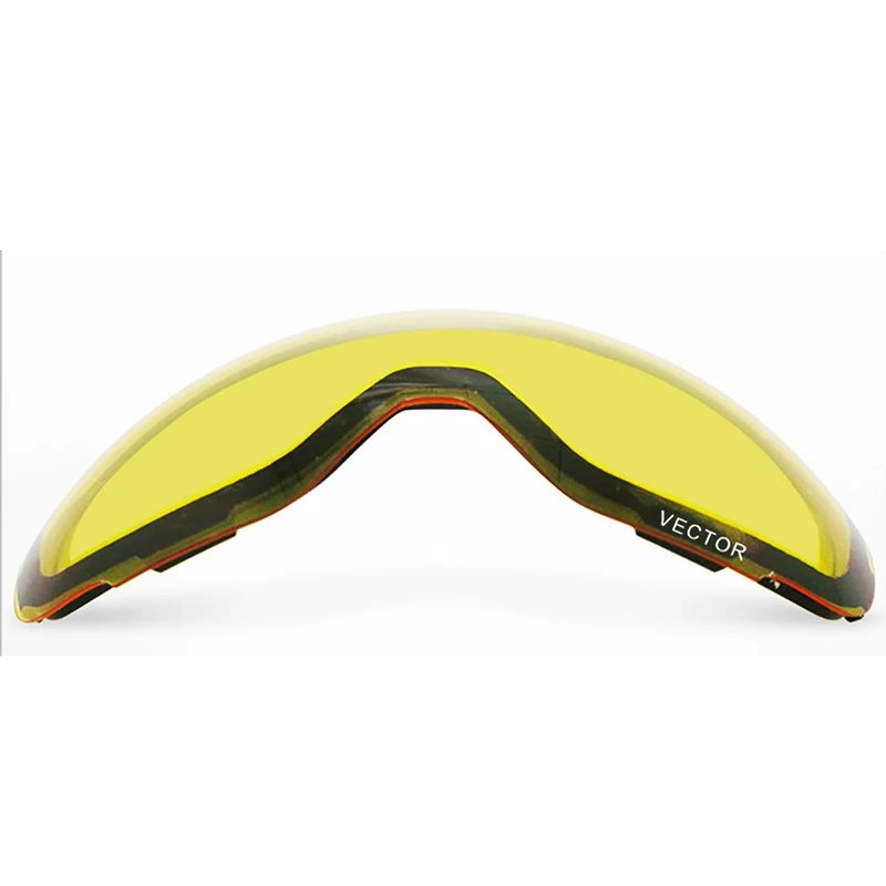 Anti-Fog Skiing Goggles Lens, única lente para HXJ20013, adsorção de ímã, tonalidade leve fraca, brilho nublado, UV400