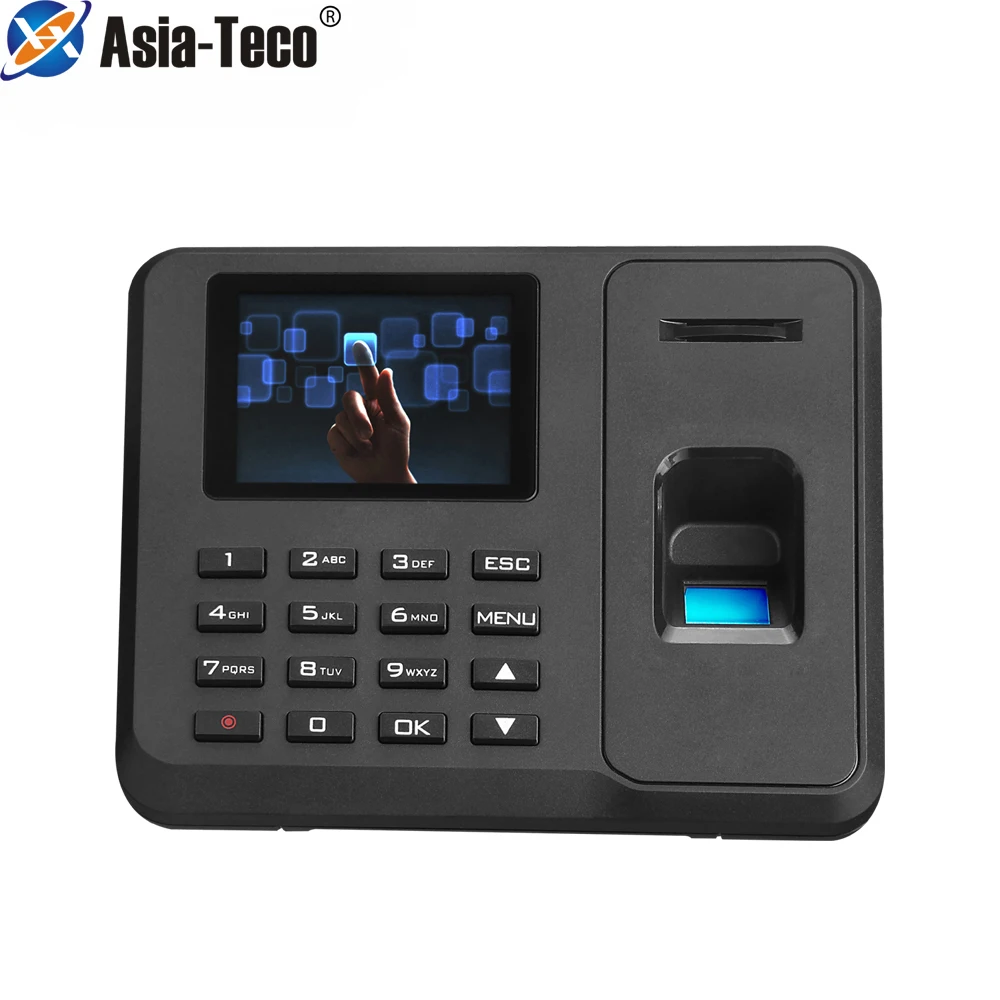 2.8 TFT Color LCD TM1800 Fingerprint Attendance Excel Time Recorder Attendance Machine Support U disk download