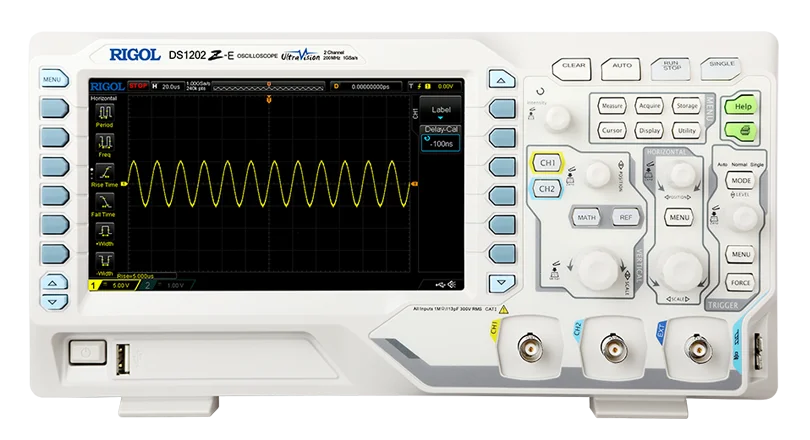 DS1102Z-E/DS1202Z-E-- Two Channel, 100/200MHz DSO