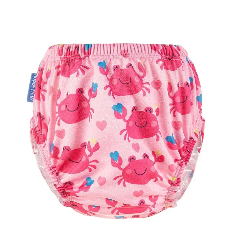 Happyflute – culottes de natation pour enfants de 12 à 25KG, couverture réutilisable, en tissu lavable, pour bébés