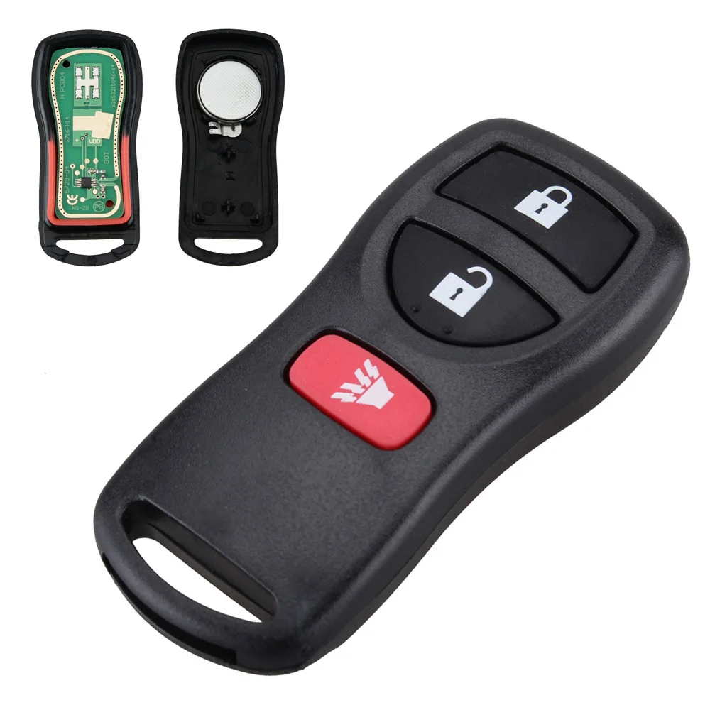 315MHZ 3 Buttons Car Keyless Entry Remote Key Fob Replacement For Infiniti/Nissan Frontier Murano Armada Pathfinder 2002-2008