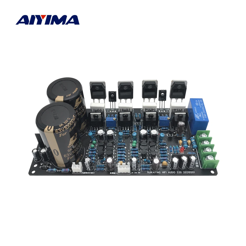 AIYIMA ONsemi Tube Amplifier Board 150W+150W HiFi Dual Channel Audio Amplifiers Sound Power Amplificador UPC1237 Speaker Protect