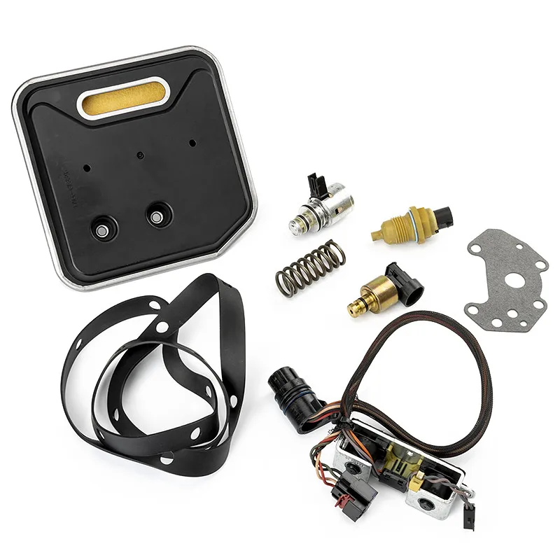 

Refurbished Repair for Dodge for Jeep Trucks 46RE Upgrade Borg 2000 + Solenoid Master Pressure 48RE Sensor Kit 47RE & Service