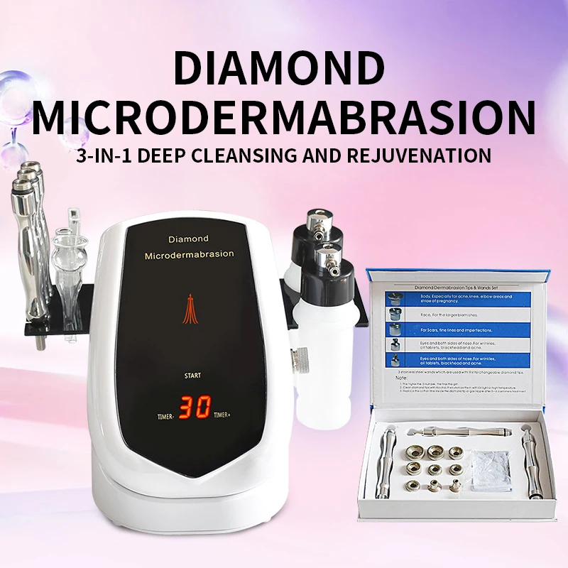 

Desktop Three-in-one Diamond Micro-engraving Instrument LW-122 Microdermabrasion Suction Blackhead Crystal Micro-engraving