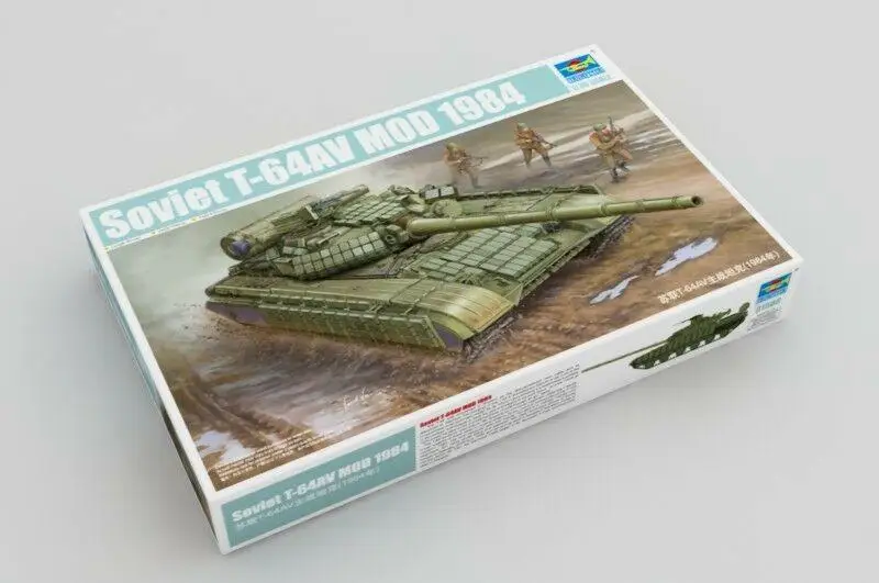 

Trumpeter model 01580 1/35 Soviet T-64AV MOD 1984 Model Kit