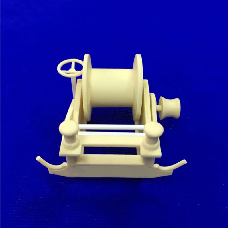 1SET Resin Assembly Model Assembled Anchor Length 85MM Width 82MM Windlasses for Simulation Sailing Vessel  Components