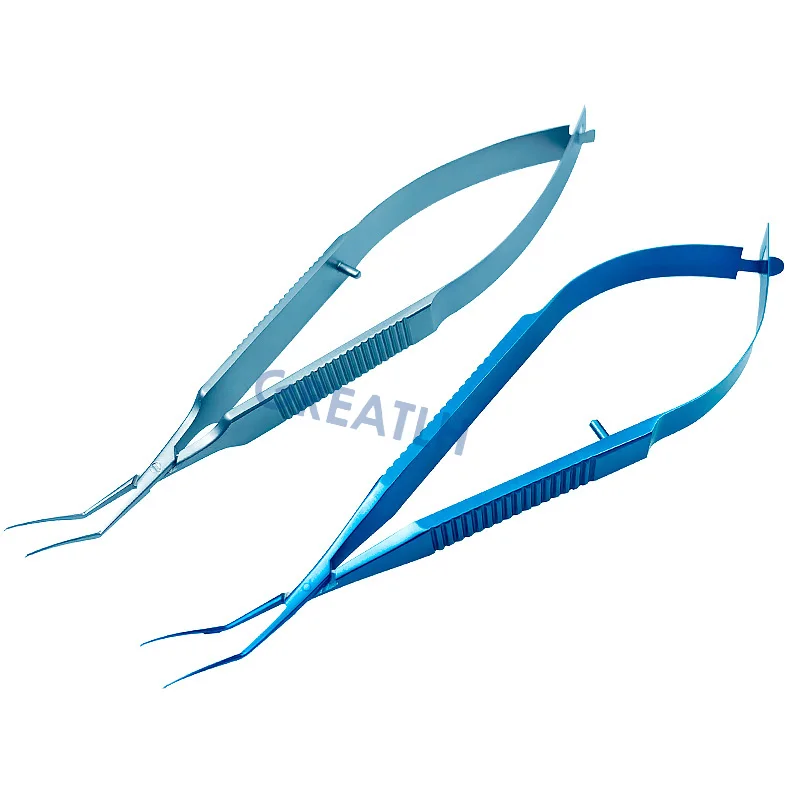 Inamura Capsulorhexis Forceps Flat Handle Tweezer Veterinary Ophthalmic Eye Tools Instrument