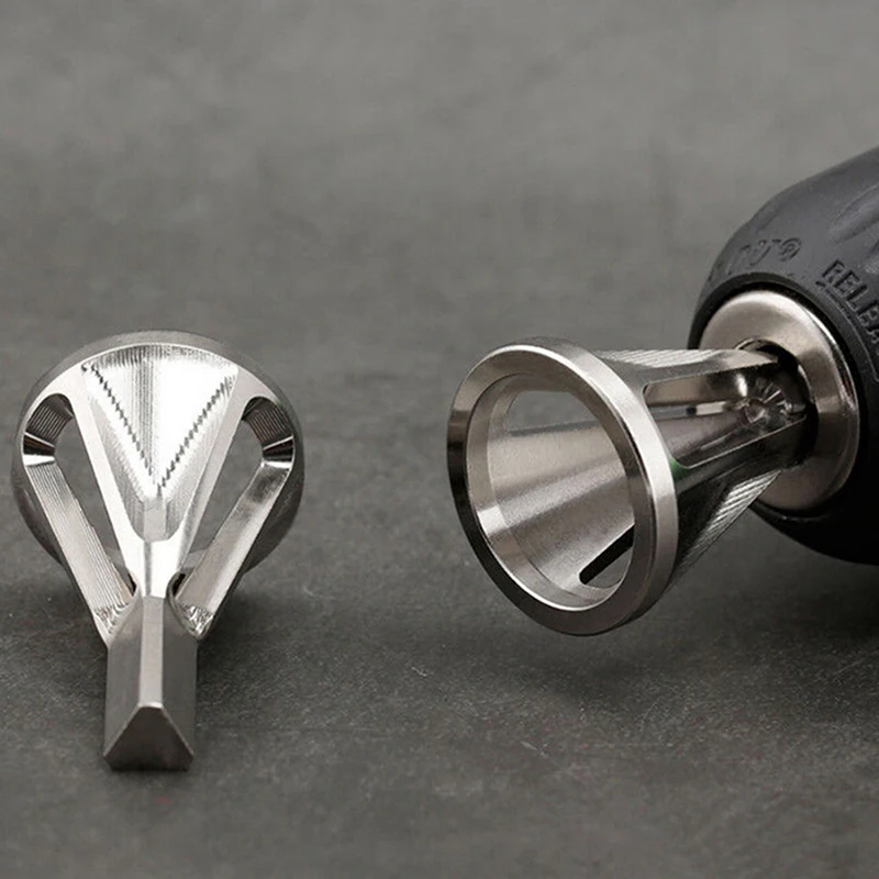 Deburring externo chanfro ferramenta hss triangle shank pagode metal aço passo broca buraco cone broca bancada