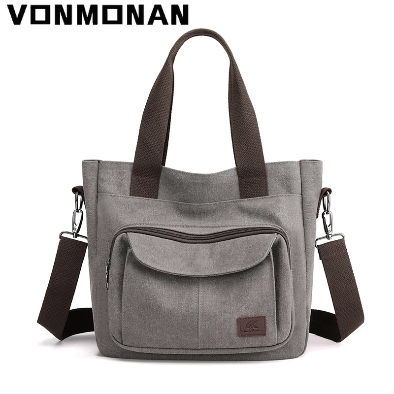 2024 Women Bag New Fashion Messenger Bag Women Shoulder Bag Canvas Handbag Purse Large Capacity Fashion Female Tote Shopping Bag