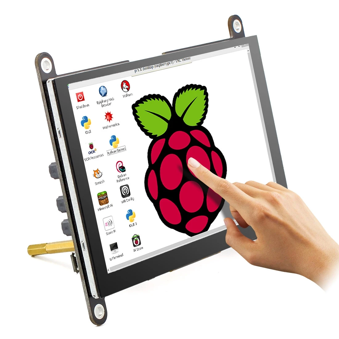 

5-дюймовый совместимый с HDMI экран Raspberry Pi емкостный сенсорный монитор 800x480 дисплей Built-in динамик с управлением подсветкой