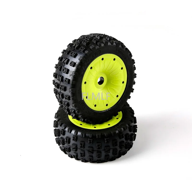 

Knobby Wheel Tyres Assembly Kit Fit for 1/5 Losi 5ive-t Rovan LT King Motor X2 BAJA 4WD SLT