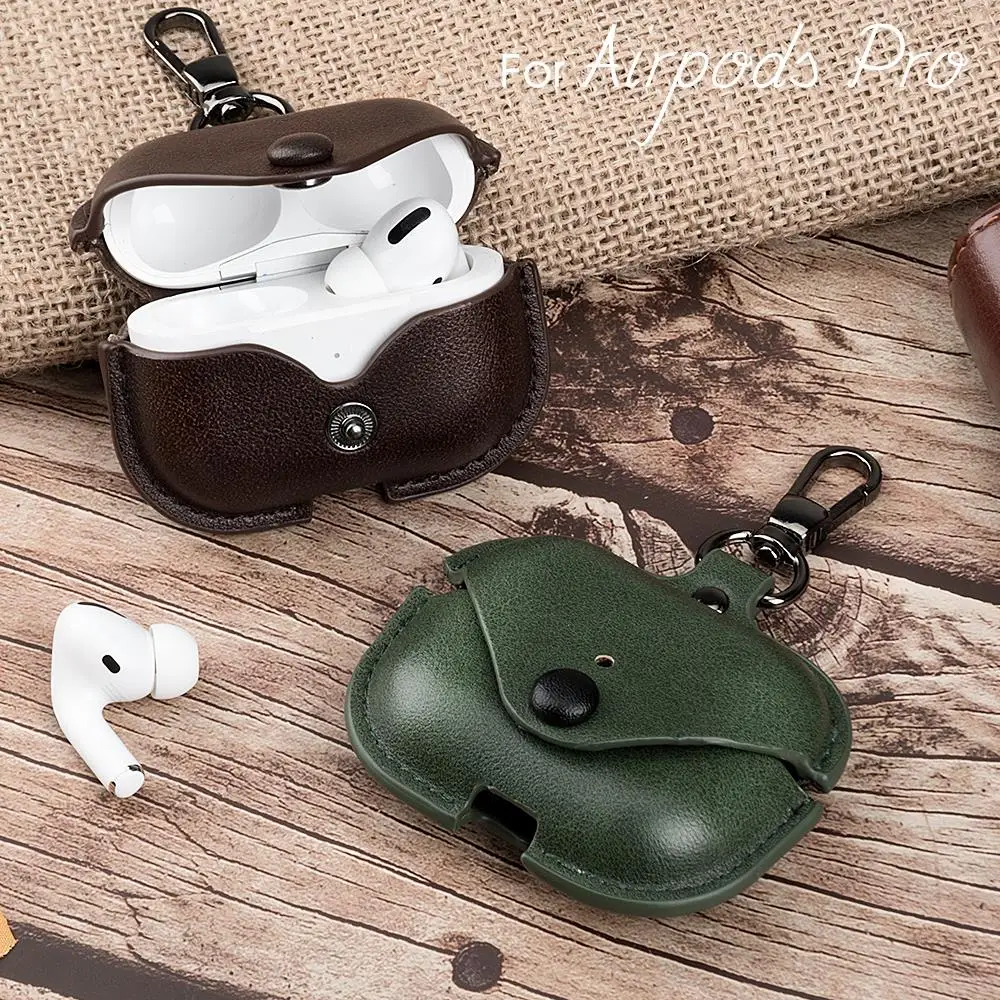 Bao Da Chính Hãng Không Dây Bluetooth Tai Nghe Chụp Tai Dành Cho Tai Nghe AirPods Pro Ốp Lưng Bảo Vệ Rung Pro 2 3 Không Vỏ 3 Ốp Lưng