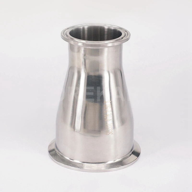 

Fit Tube O.D 76mm-51mm Tri Clamp 3"-2" 304 Stainless Steel Sanitary Ferrule Pipe Fitting Reducer