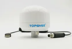 GNSS GPS RTK high-precision USB BDS GNSS receiver Base station and mobile station Designed with ZED-F9P module  TOPGNSS TOP708