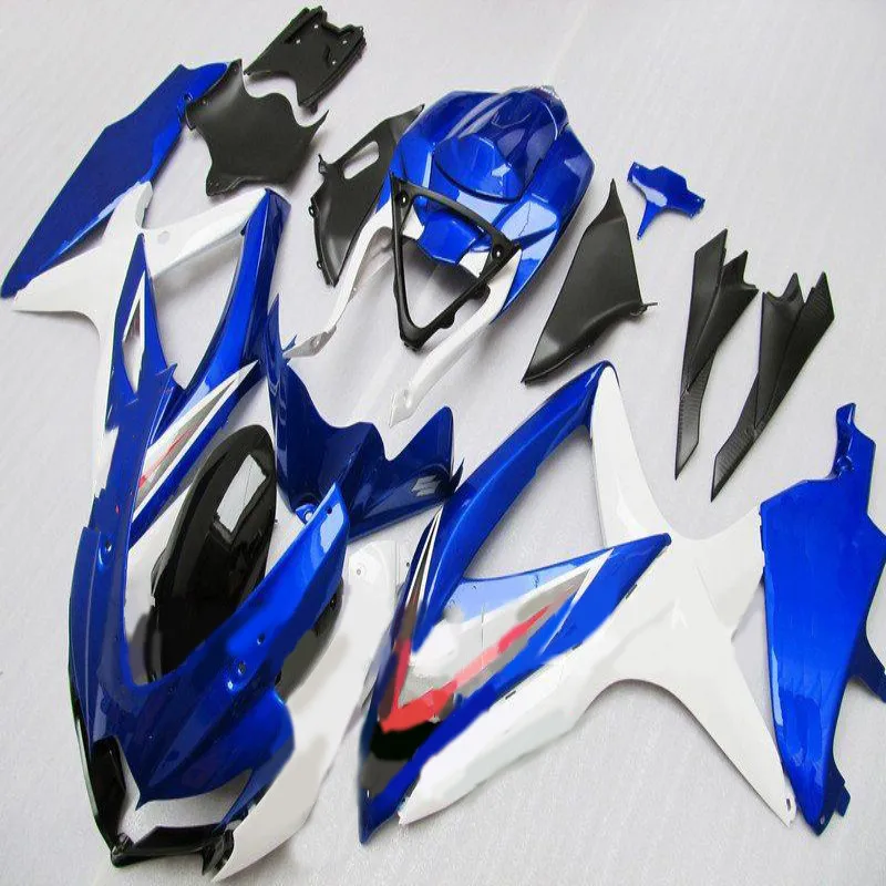 Hot sales Fairing for GSXR 600 2008 - 2010 K8 Fairings for Suzuki GSXR750 08 09 blue black White Fairing GSXR600 2010