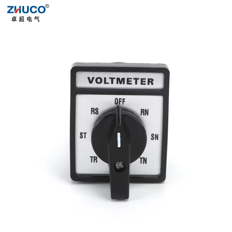 ZHUCO C178-4V Silver Contact 7 Positions 4 Phases Rotary switch Manual Voltmeter Universal Transfer Changeover Cam Switch