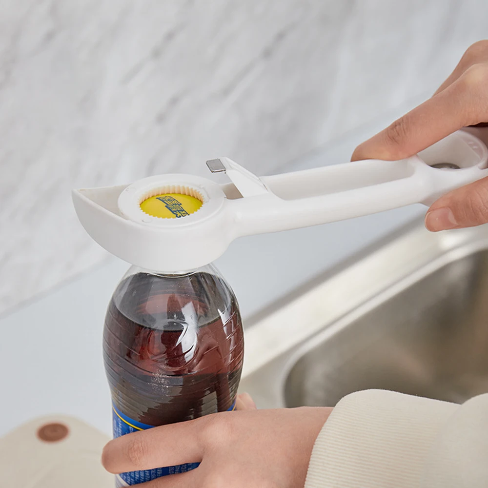 Abrebotellas De Cerveza multifuncional 4 en 1, Destapador De Cerveza para Mujer, abridor De latas sin tapa, Gadget De cocina, accesorios De herramientas De Bar, nuevo
