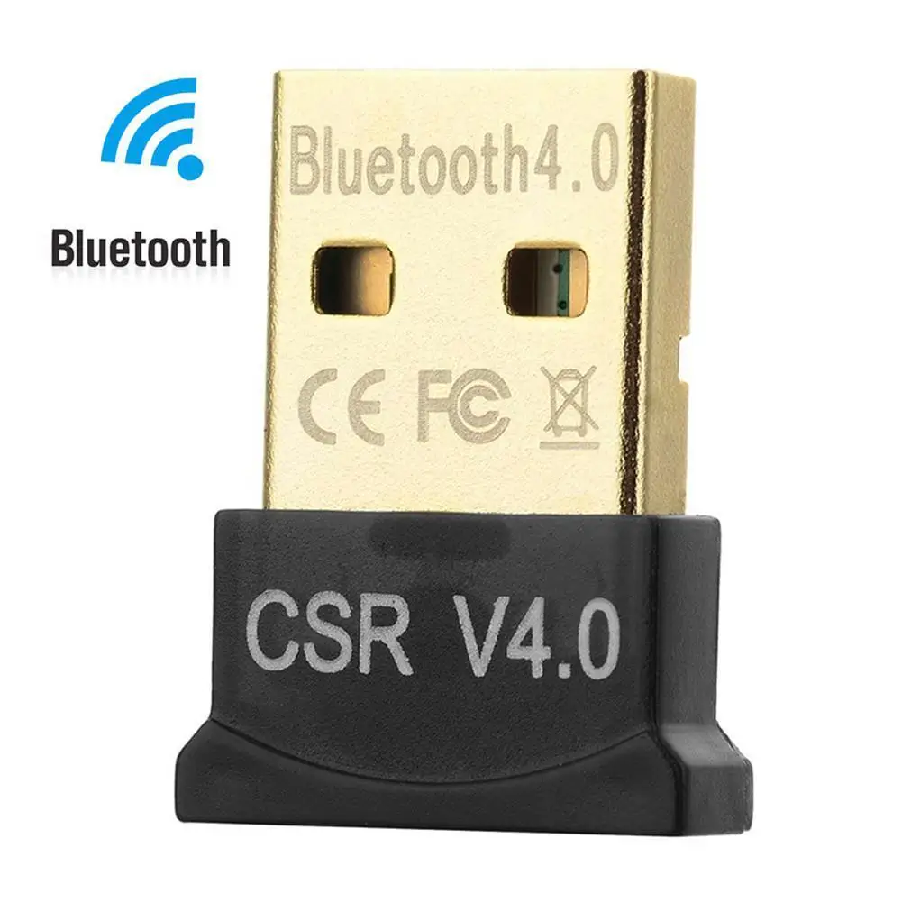 Mini 4.0 USB Bluetooth Audio Adapter Receiver for Laptop Windows 8/10 Mac Linux Mouse