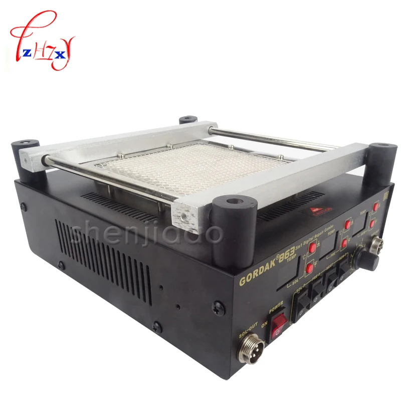 

Тип 863 110-220 В/605 Вт, тепловая пушка, паяльная станция + электрический паяльник + ИК-инфракрасная станция предварительного нагрева, 1 шт.