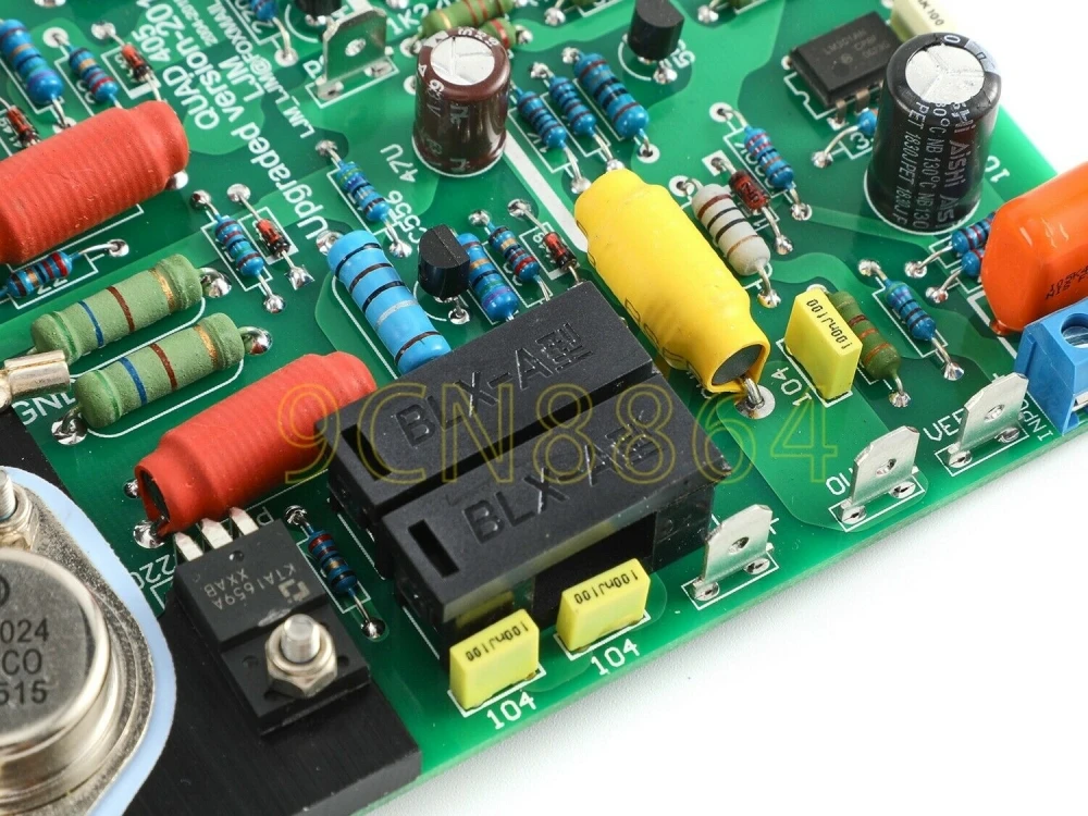 Satu Pasang QUAD405 CLONE Power Ampifier Kit/Papan Amplifier 100W + 100W