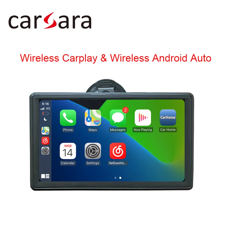 

Portable CarPlay Monitor Bentley Buick Cadillac Chevrolet Android Auto Car Bus SUV Pickup Taxi Truck Lorry Van Phone Mirror Link