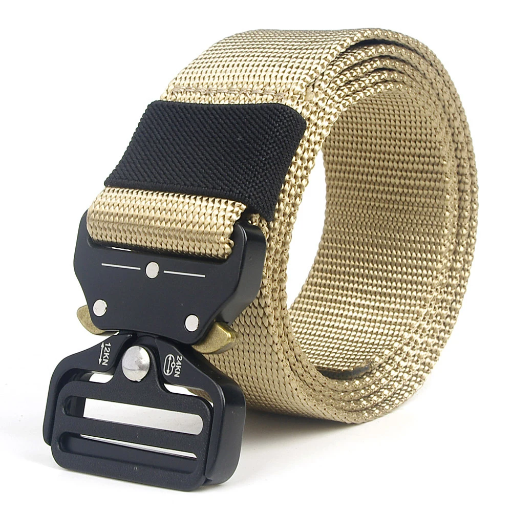 Tactische Riem Mannen Verstelbare Zware Militaire Tactische Taille Riemen Met Metalen Gesp Nylon Riem Jacht Accessoires