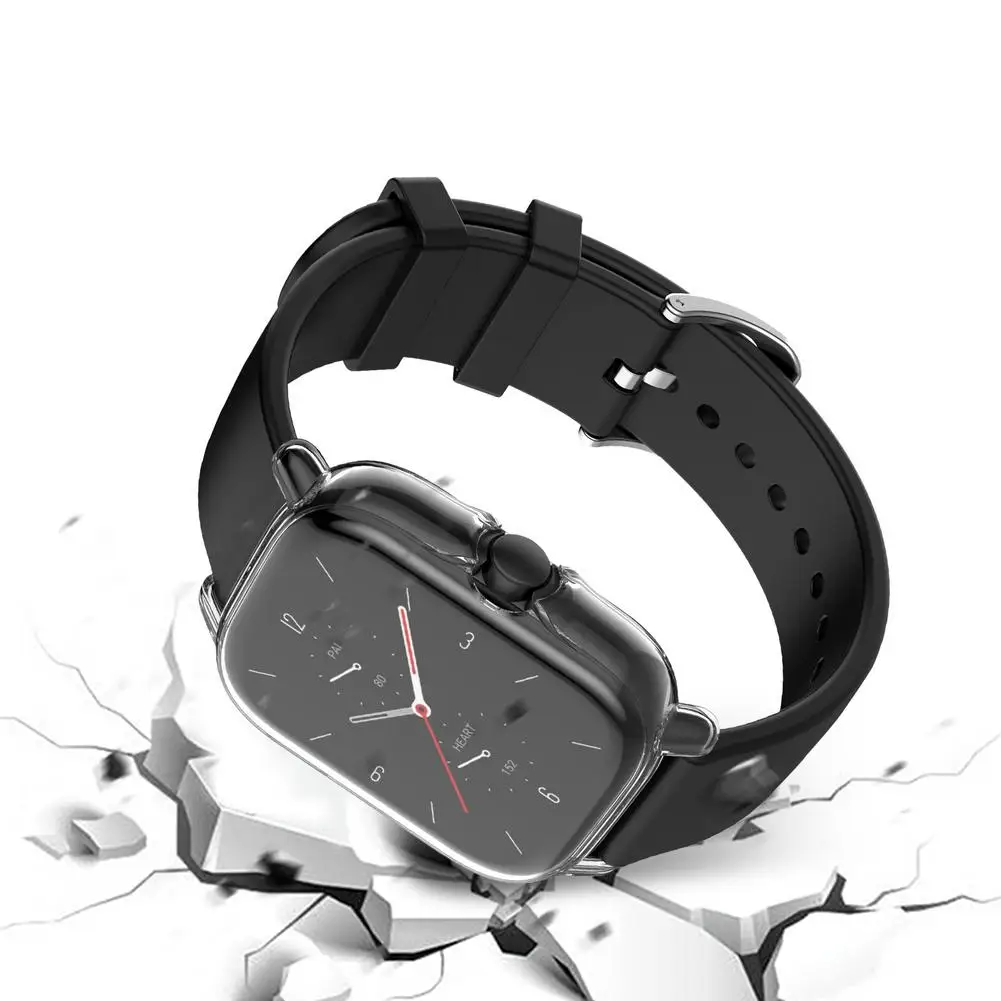 Funda protectora de cobertura completa para reloj inteligente Huami Amazfit GTS 2E, Protector de TPU SPlating, para Amazfit GTS 2