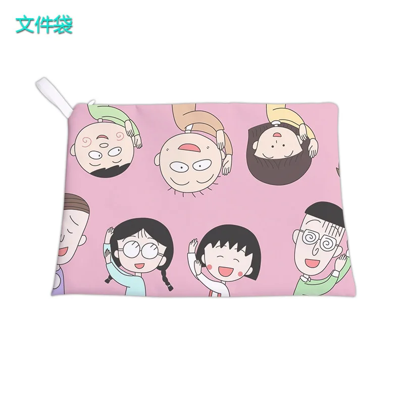 IVYYE chi-bi Maruko Anime dostosowana torebka na co dzień pióro aktówka Student Cartoon Tote dzieci Unisex