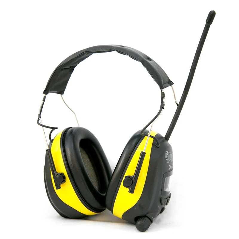 NRR 25dB Hearing Protector AM FM Radio Earmuffs Electronic Ear Protection Radio Hearing Protection
