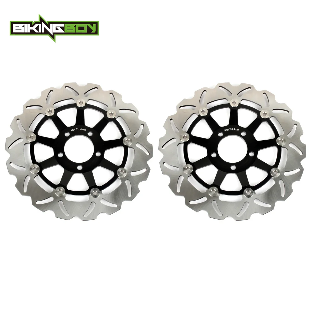 BIKINGBOY Z 750 04-06 Z750S 05-07 GPZ900R 99 00 01 02 03 Z1000 03-06 GTR1000 ZG1000 94-06 95 96 Front Brake Discs Rotors Disks