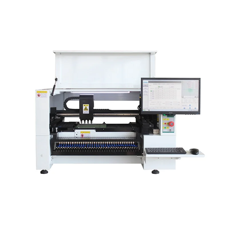 PCB Laminate Machine SMT460S Automatic Chip Mounting 64 Feeders SMT/SMD Pick and Place Equipment