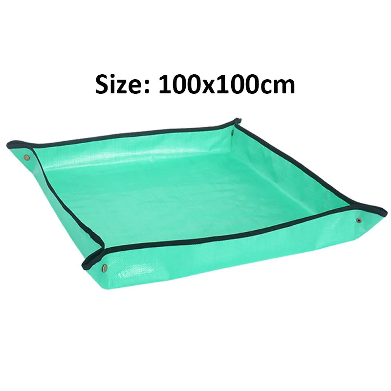 

Lvju 68cm 100cm Plant Repotting Square Mat Waterproof Thicken Indoor Transplanting Dirty Catcher Bonsai Succulent Potting Tarp