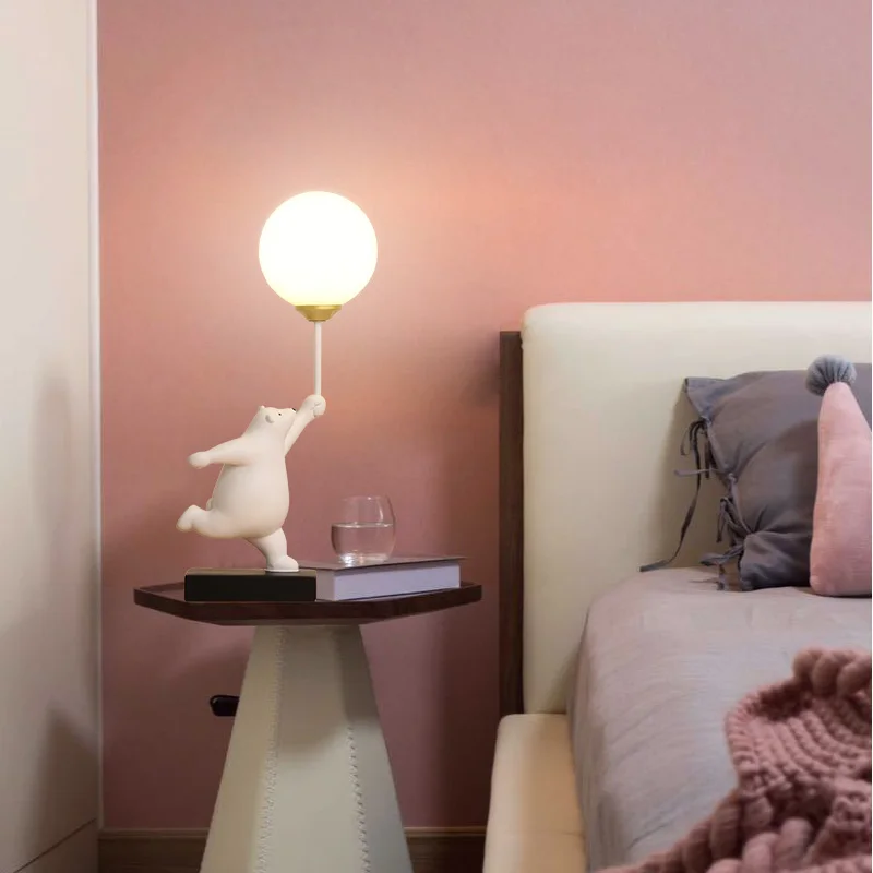 New bedroom bedside table lamp boys and girls modern simple creative eye care study table lamp children's room table lamp