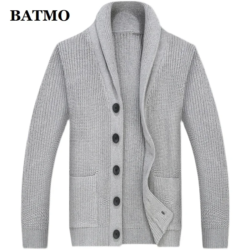 

BATMO 2024 new arrival autumn wool casual sweatercoat men,mens sweater,1966